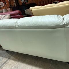 【愛品館市原店】レザーワールド（Leatherworld）３人掛けソファ