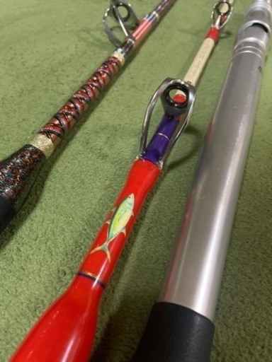 一点物の竿付き❗️☆大物用☆アルファタックルパシフィックスプリント 