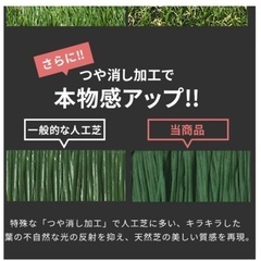 新品未開封！人工芝☆【2個セット リアル人】人工芝　2m×10ｍ