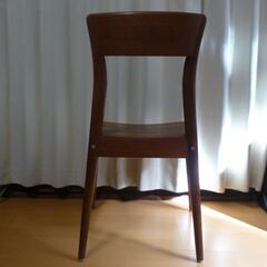 早い者勝ち！半額に値下げしました！引き取り限定　北欧風チークアンティークチェアー５脚