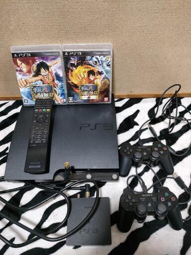 SONY PlayStation3　本体 CECH-2000A【ソフト2本＆リモコン＆B-CASカード付】