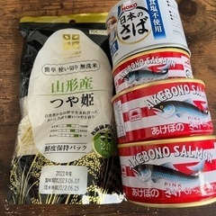 【候補者決定】10/12限定　酒缶、サバ缶、お米290gセット