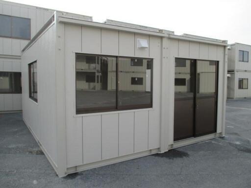 広島発】スーパーハウス コンテナ 物置 ユニットハウス 8坪(16畳) 中古 ...