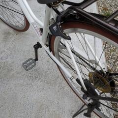 パンクレスタイヤ変速付き自転車