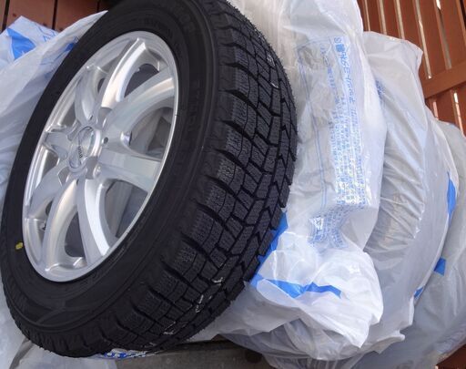 (最終値下げ!!)【新品未使用】155/65R13　DUNLOP ウィンターMAXX 02スタッドレスタイヤ +アルミホイールセット