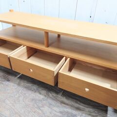 10/17終YA ローボード テレビ台 ウッド 木目調 収納 幅約140cm テレビボード 菊倉MZ