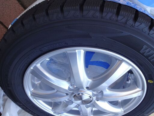 (最終値下げ!!)【新品未使用】155/65R13　DUNLOP ウィンターMAXX 02スタッドレスタイヤ +アルミホイールセット