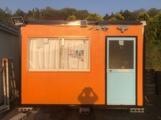 ちょうどいいサイズのユニットハウス エアコン付き　引取限定 ちょうどいいサイズのユニットハウス エアコン付き 引取限定