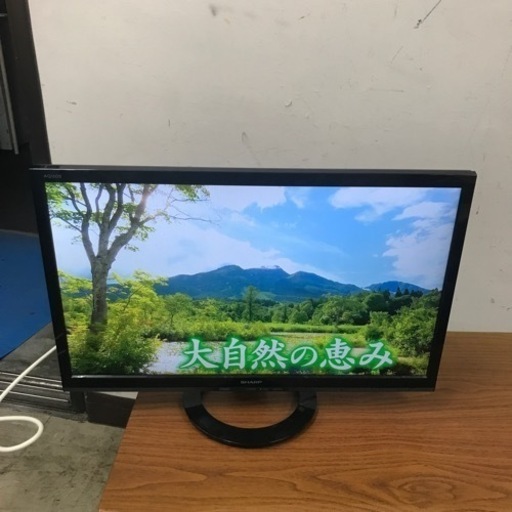 取引場所　南観音　K 2210-317 SHARP 24インチ液晶テレビ　2015年製　LC—24 K30 視聴確認済み　リモコンなし