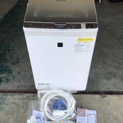 SHARP ES-GX8A-N 洗濯乾燥機 8.0kg 乾燥 4.5kg 2016年製 D083M026-【即 