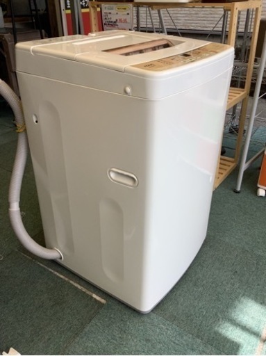 【リサイクルサービス八光　田上店　安心の1か月保証　配達・設置OK】AQUA　AQW-S50D(W)　5.0kg 簡易乾燥機能付き 全自動洗濯機 - 鹿児島市