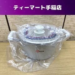 未使用 RIKEN 両手鍋 直径23ｃｍ アルミ鍋 調理器具 札...