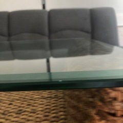 バリ風🌴ガラステーブル