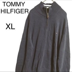 TOMMY HILFIGER ニット　セーター  ハーフジップ　...