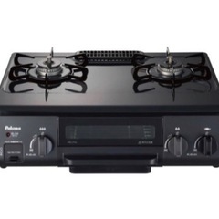 ガスコンロ 都市ガス 二口 ※クリーニング無し即決¥8000（要詳細確認）