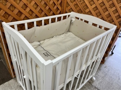 【愛品館江戸川店】カトージ  ミニベッド 折りたたみ 2021年製 ID110-023640-007