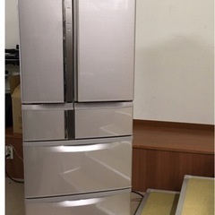 【OCT55】三菱ノンフロン大型冷凍冷蔵庫MR-R47Y-F 456L
