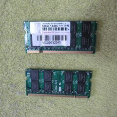ノートパソコン用　メモリ　DDR2  4GB