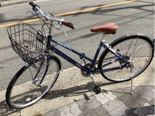 ♪ジモティー特価♪27型リサイクル軽快車 シマノ外装6段変速・LED