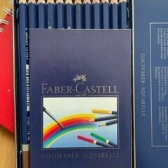FABER CASTELL(ドイツ）の水彩色鉛筆とスケッチブック