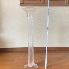 【ネット決済】フラワーベース　クリアガラス　花器