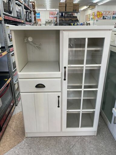 ⭐NITORI(ニトリ) ミランダ2面レンジボード 定価￥39,900 おしゃれな貝ハンドル フレンチカントリーテイスト⭐