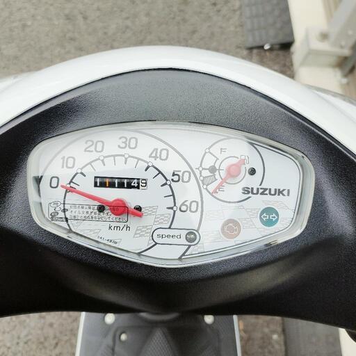 2297.低走行 現行型アドレスv50 バルブ、タイヤ新品 千葉県柏市 即日