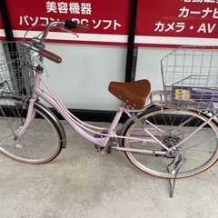 あさひ[ASAHI] フェリーク BAA-L 26インチ 6段変速 オートライト シティサイクル ママチャリ 自転車 