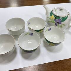 【7315‐3】弥生窯 急須 湯呑 5客セット 茶器 湯飲み 和...