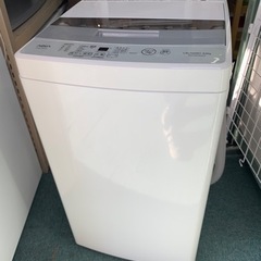 【リサイクルサービス八光　田上店　安心の３か月保証　配達・設置OK】アクア製/2019年式/5kg/全自動洗濯機/AQW-S50HBK
