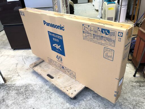 【未使用・未開封】Panasonic TH-49JX850 49V型 4Kチューナー内蔵 液晶テレビ【管理KRT203】