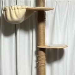 突っ張りタイプの猫キャットタワー