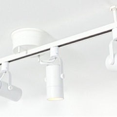 【新品未使用】配線ダクトレール用スポットライト 4灯 E11 50W形 シーリングライト レールライト  スポットライト レールライト LED電球付き 昼光色 電球色 ハロゲン 角度自由 黒 白 天井用照明 照明器具 廊下 寝室 食卓用 お洒落 レール 照明