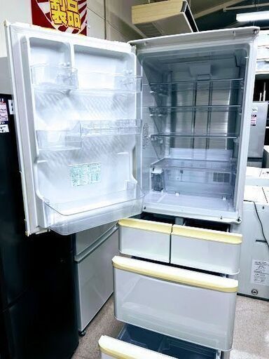シャープ５ドア冷凍冷蔵庫 プラズマクラスタSJ-PW42X-W 2013 ...