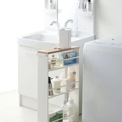 山崎実業 tower ハンドル付スリムワゴン【未開封・未使用】