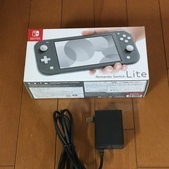 ニンテンドー スイッチ ライト グレー 本体 箱付