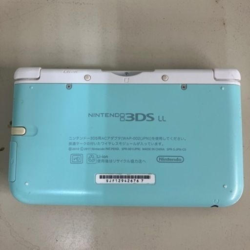 ニンテンドー3DS LL ミント×ホワイト