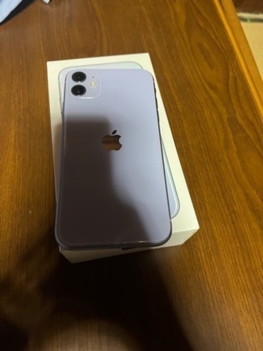 iPhone 11 128GB SIMフリー パープル／充電器・イヤホン付き iPhone 11