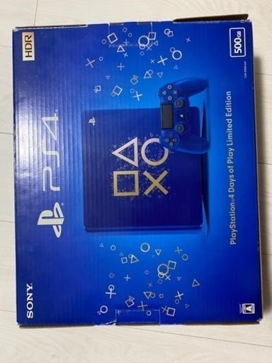 PS4 本体 500GB 珍しい青色です！
