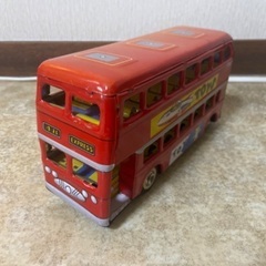 値下げ中！ブリキ　昭和レトロ　玩具　二階建てバス