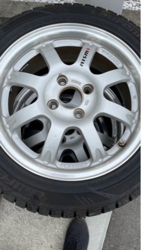 K12マーチ ニスモ ホイール 15インチ 185/55R15 4本 超軽量