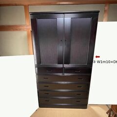 【引取り限定・徳島県阿南市】婚礼タンス３点　美品！　