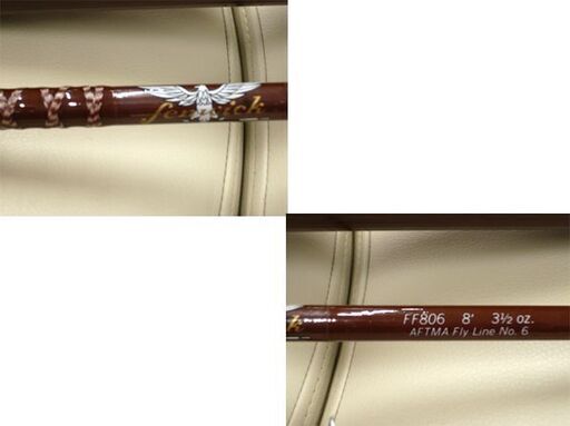 フェンウィック ビンテージ Fenwick FF806 フライロッド U.S.A AFTMA