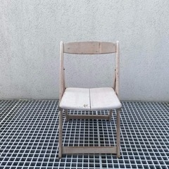 ※10月30日まで 木製　折り畳み　椅子