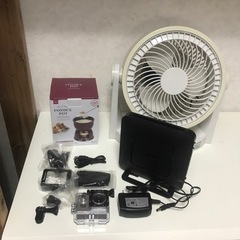 扇風機　Wi-Fiルーター（バッファロー）　小型カメラ　焼肉