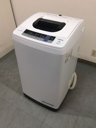 （10/15受渡済）JT5463【HITACHI/日立 5.0㎏洗濯機】美品 2019年製 NW-50C 家電 洗濯 簡易乾燥付