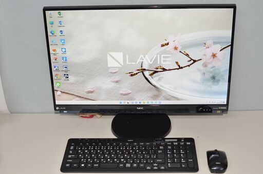 一体型パソコン 最新Windows11+office NEC GD254DCAA 高性能core i5-7200U/大容量HDD3TB/メモリー8GB/23.8インチ/DVDマルチ/無線/WEBカメラ