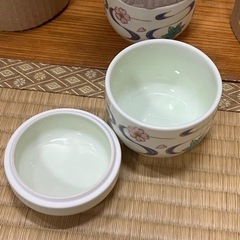 【購入者決定】【有田焼き】【未使用】 茶碗蒸し　器　40個　おまとめ　和皿　和風　和食　桜　紅葉　ホワイト　白　茶碗蒸し器