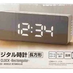 ミラーデジタル時計 【⠀取引先決定！⠀】