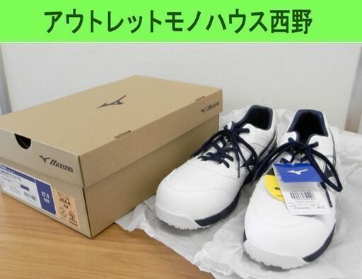 新品 ミズノ 安全靴 27.5cm EEE 白 F1GA210001 オールマイティ LS2 11L MIZUNO ホワイト ワーキングシューズ 靴 未使用品 札幌市西区 札幌 西野店